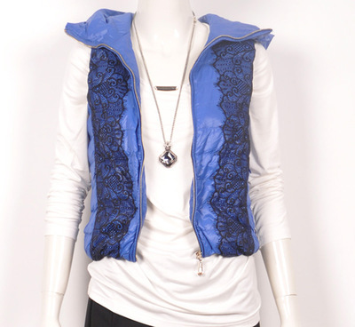 GB-1606歌蕾思正品羽絨服馬甲 短款修身時(shí)尚，麗水飛翔鳥制造